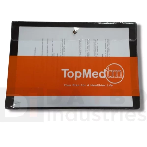 Clear PVC Document Folder Or Quotation Folder With White Background
