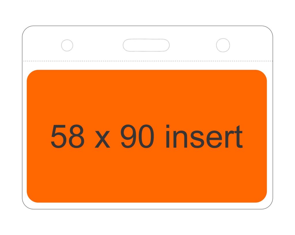 High Quality PVC Lanyard Pouch 58mmx90mm Daybo Industries