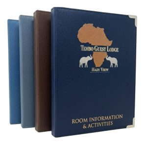 A4 Leatherette Ring Binders – Custom Branded